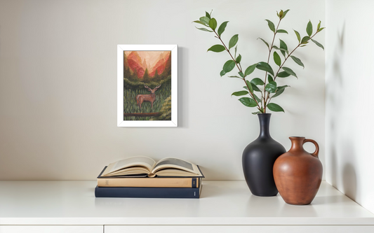 Woodland Stag Print