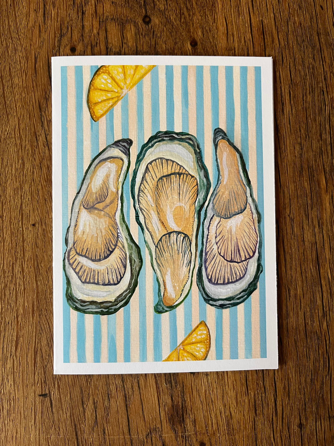 Striped Butley Oyster Card