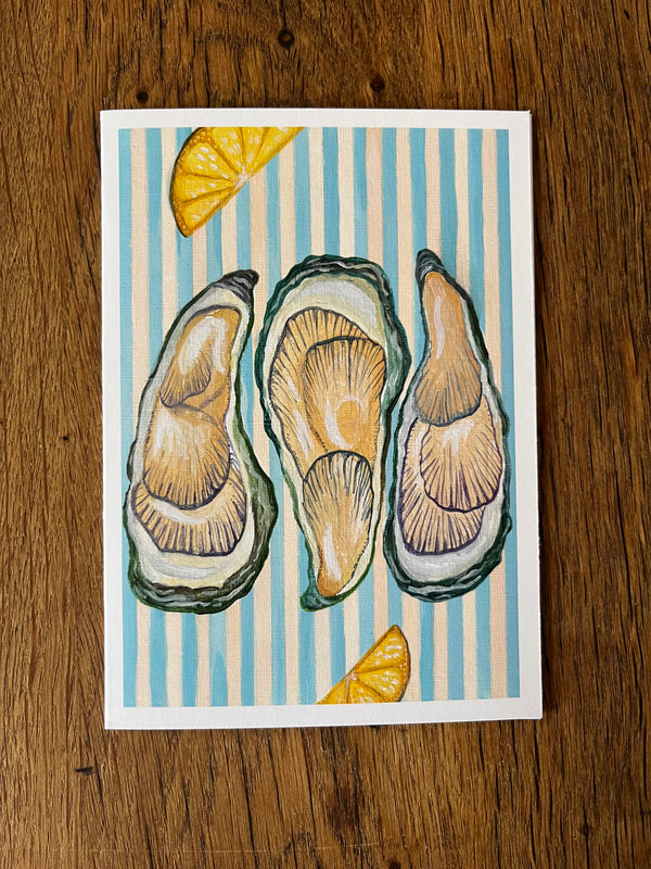 Striped Butley Oyster Card