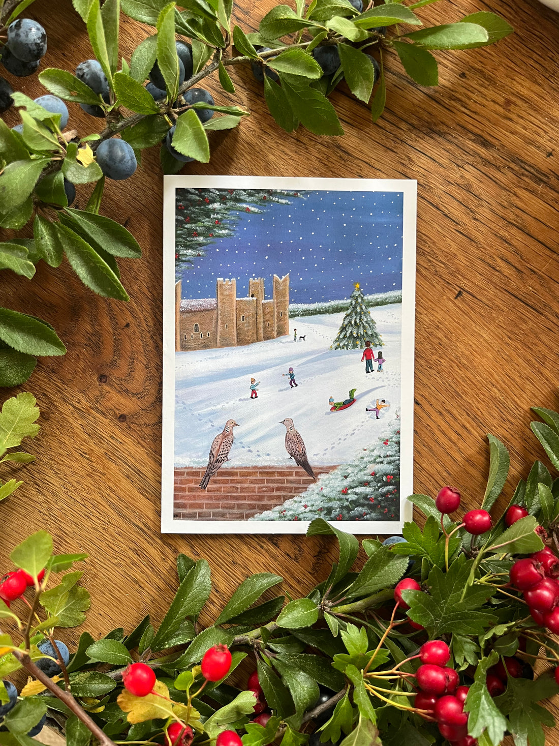 Framlingham Castle Christmas Card