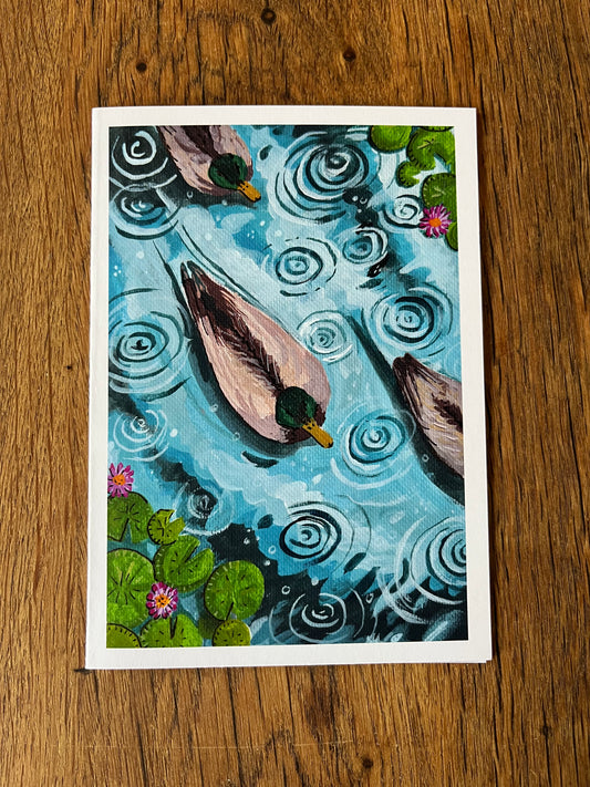 Duck Pond Card
