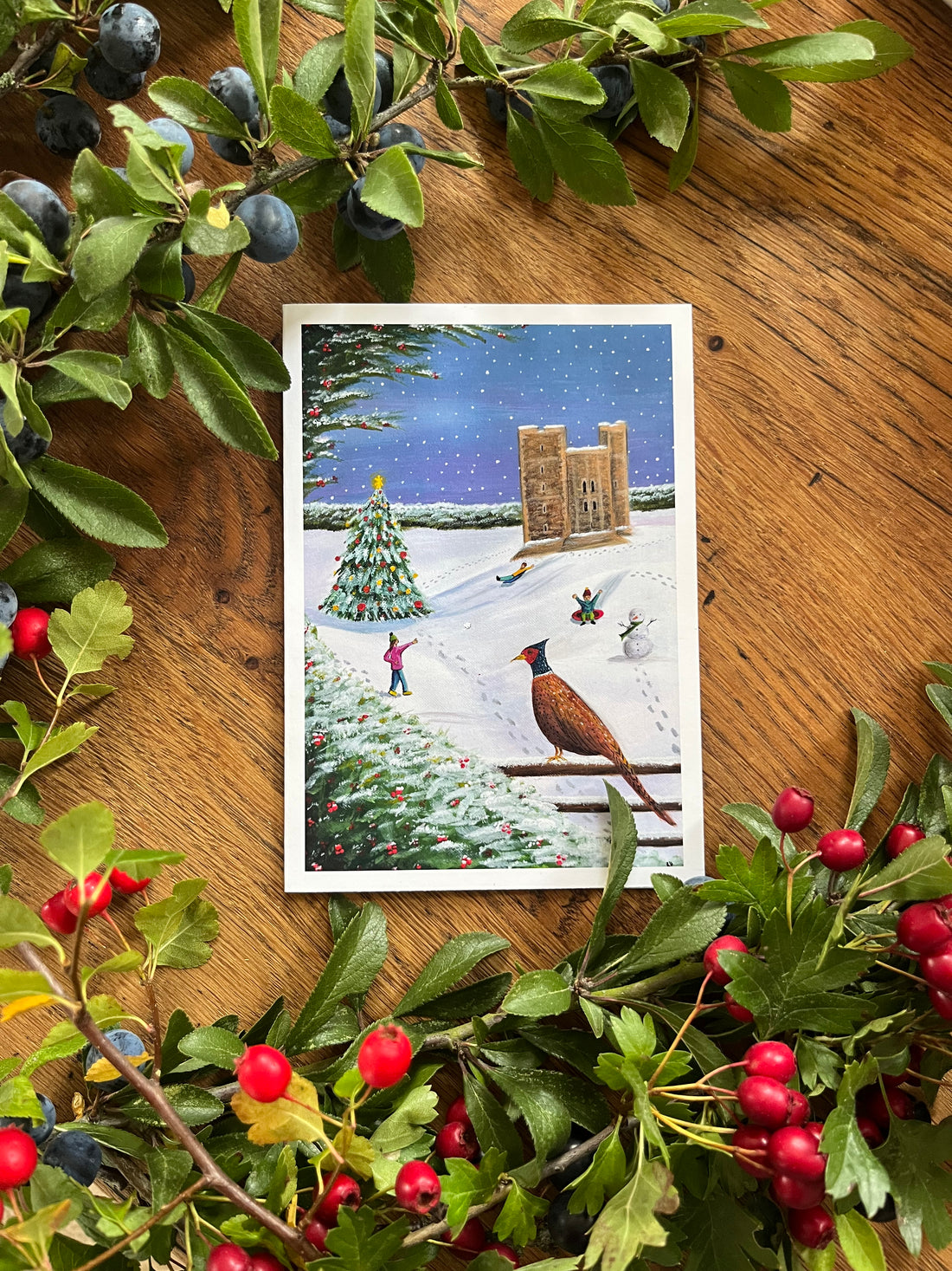 Orford Castle Christmas Card