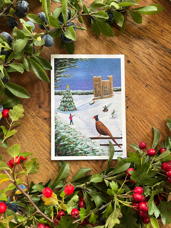 Orford Castle Christmas Card