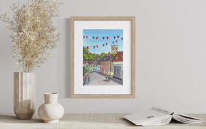 Framlingham Bridge Street - Print
