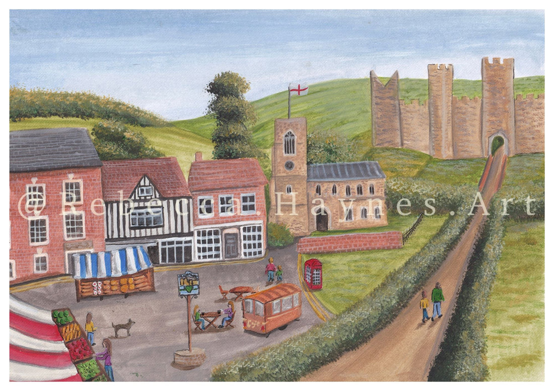 Framlingham Market Print