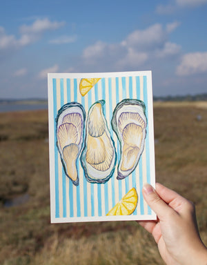 Butley Oysters Print