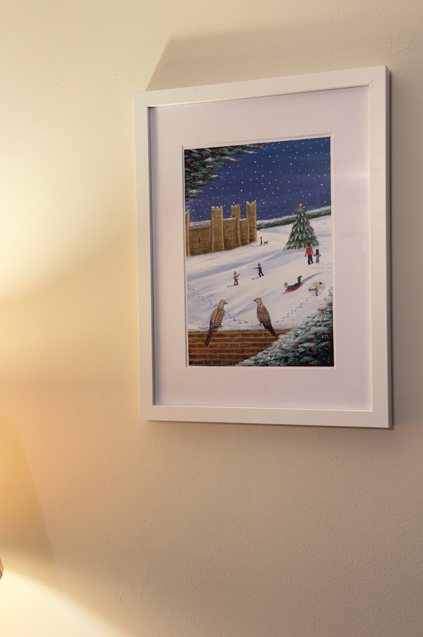 Framlingham Castle Christmas Print