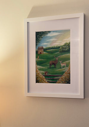 Frosty Fallows Print