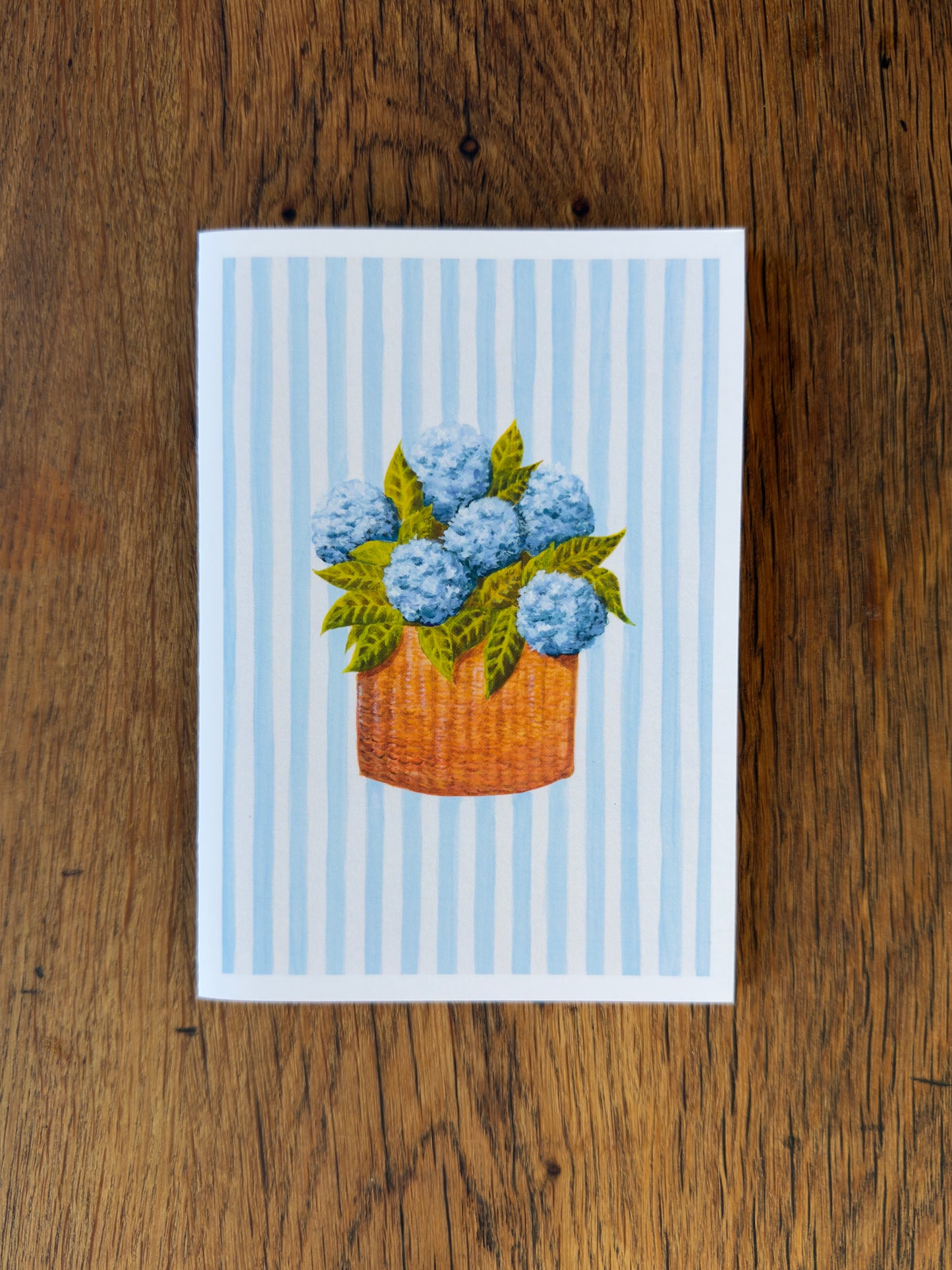Blue Hydrangea - Card