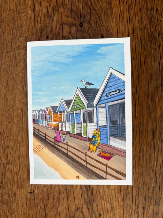 Southwold Beach Huts - Card
