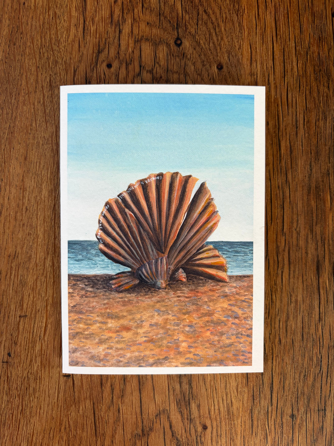 Aldeburgh Beach Scallop - Card