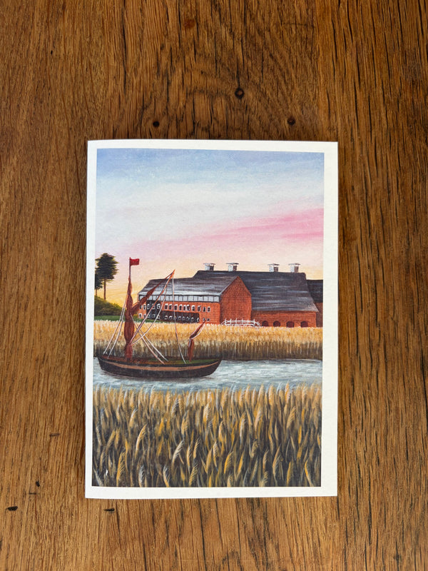 Snape Barge - Card