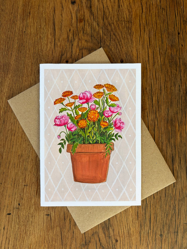November Birth Flowers - Card