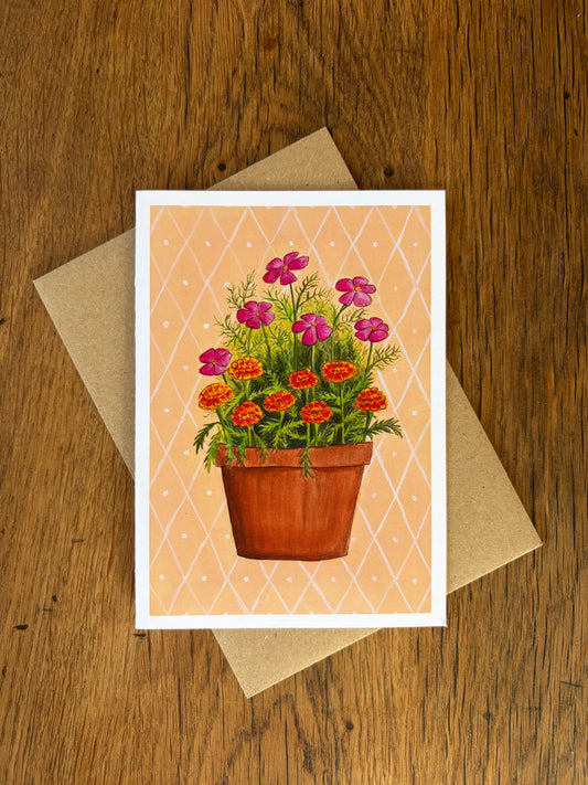 October Birth Flowers - Card