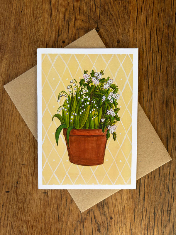 May Birth Flowers - Card