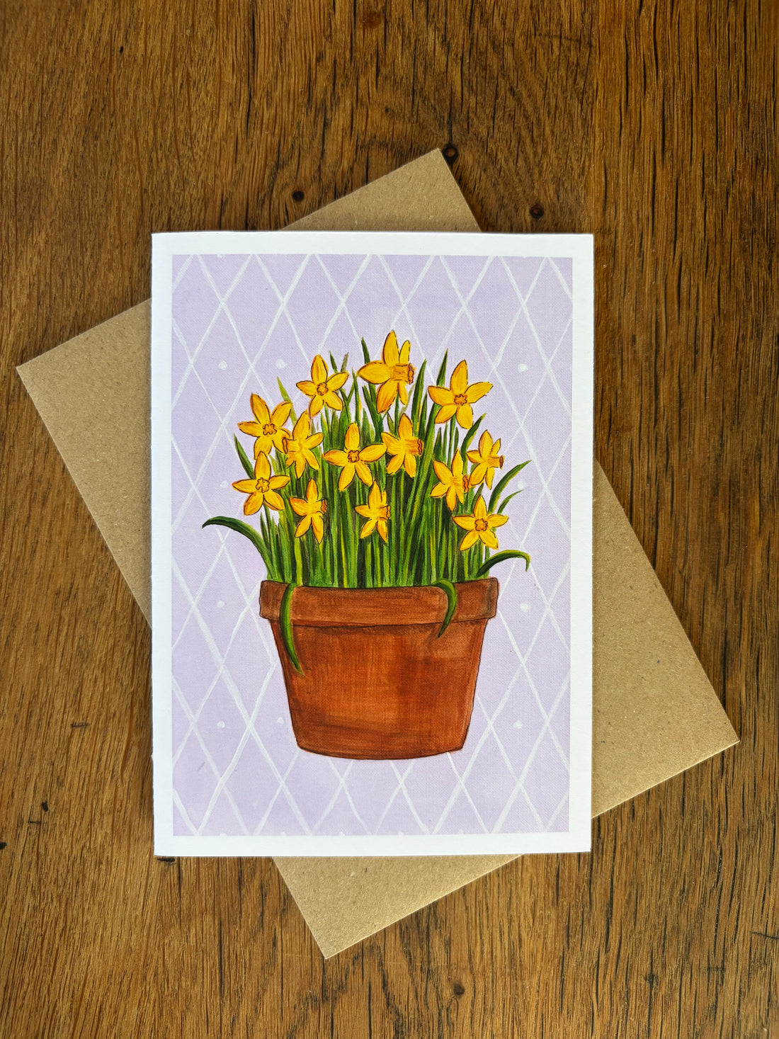 March Birth Flowers - Card