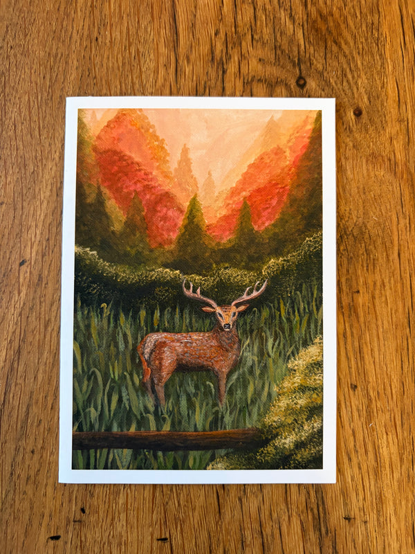 Woodland Stag - Card