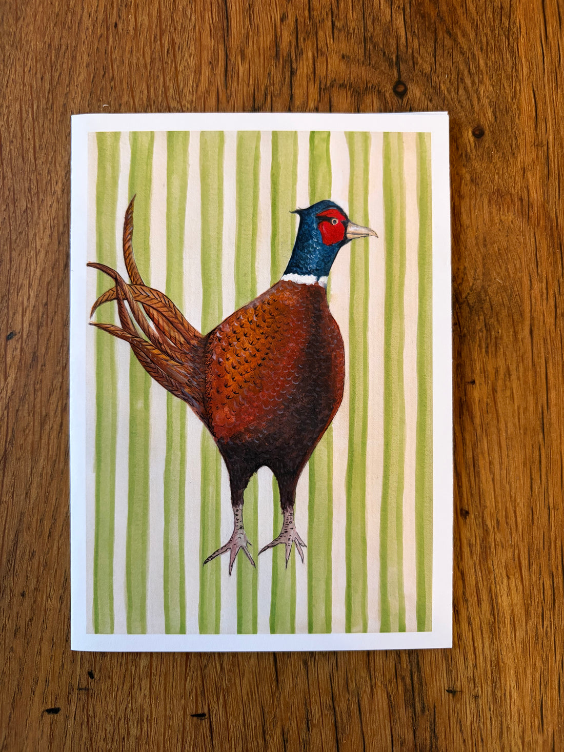 Striped Pheasant - Card