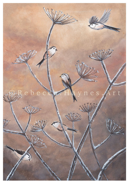 Long-tailed Tits (Print)