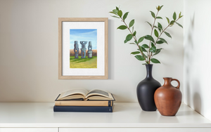 Snape Family of Man Sculpture - Print