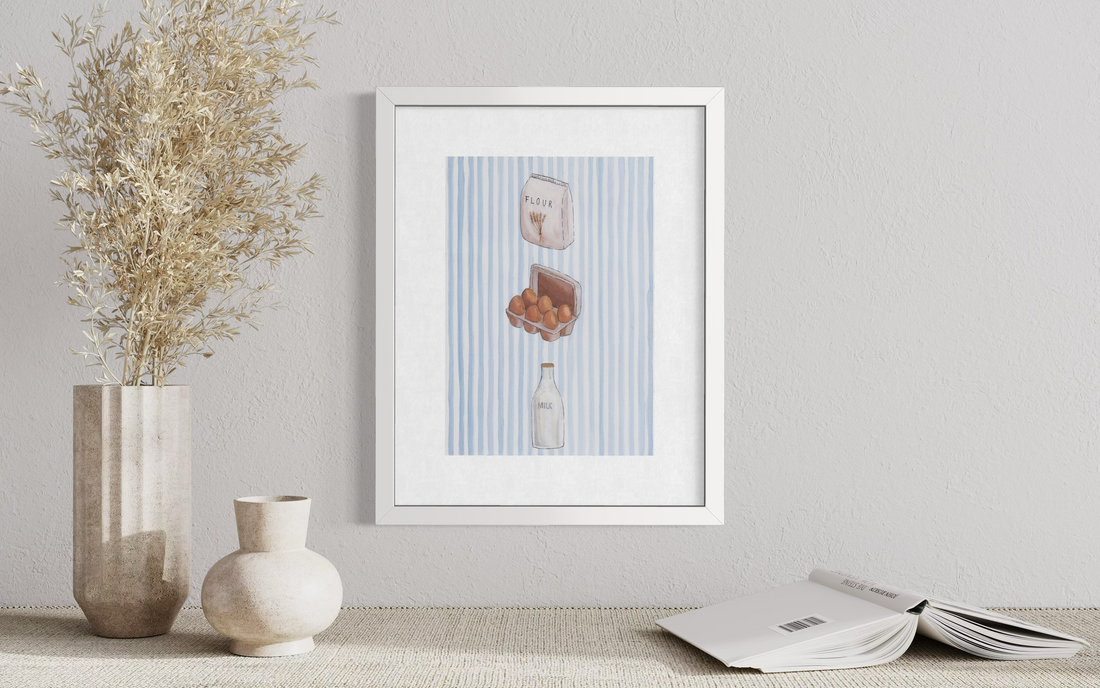 Flour, Eggs and Milk (Print)