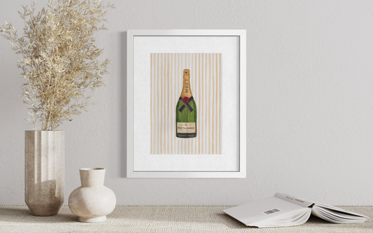 Moet & Chandon Striped (Print)