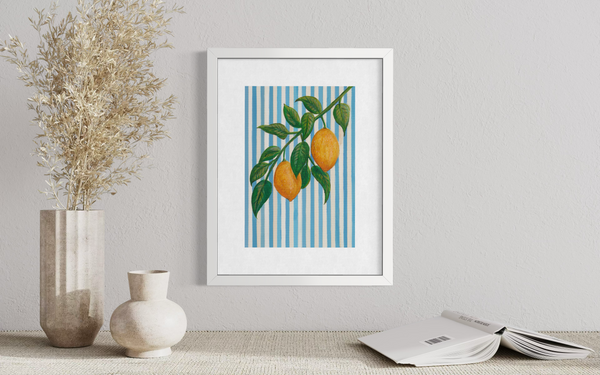 Striped Lemon Branch (PRINT)