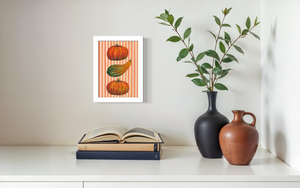 Striped Squash Print