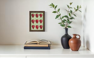 Striped Strawberries Print
