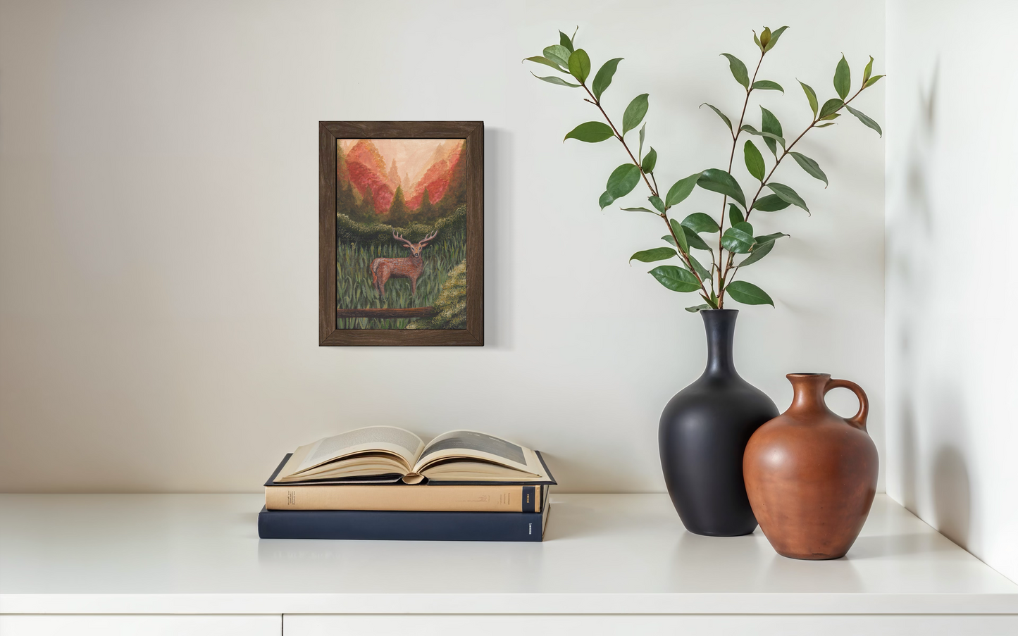 Woodland Stag Print