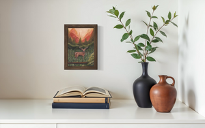 Woodland Stag Print