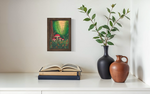 Woodland Mushrooms Print