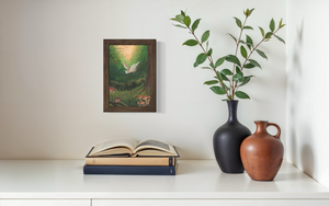 Woodland Barn Owl Print