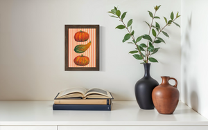 Striped Squash Print