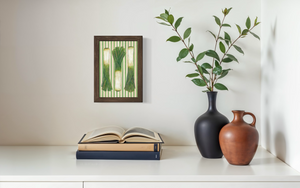 Striped Leeks Print