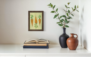 Striped Carrots Print