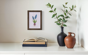 Hyacinth - Striped Background  (Print)