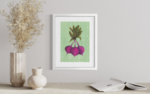 Beetroot - bunch print