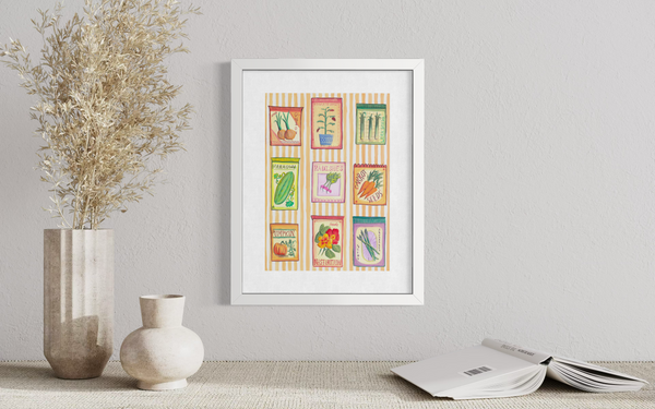 Vegetable Seed Packets - Print