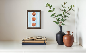 Scallops - Striped Print