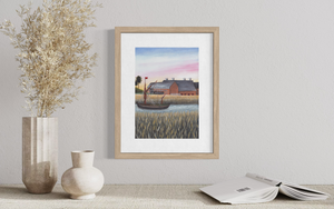 Snape Barge Print
