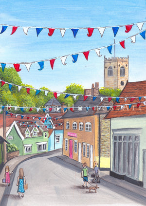 Framlingham Bridge Street - Print