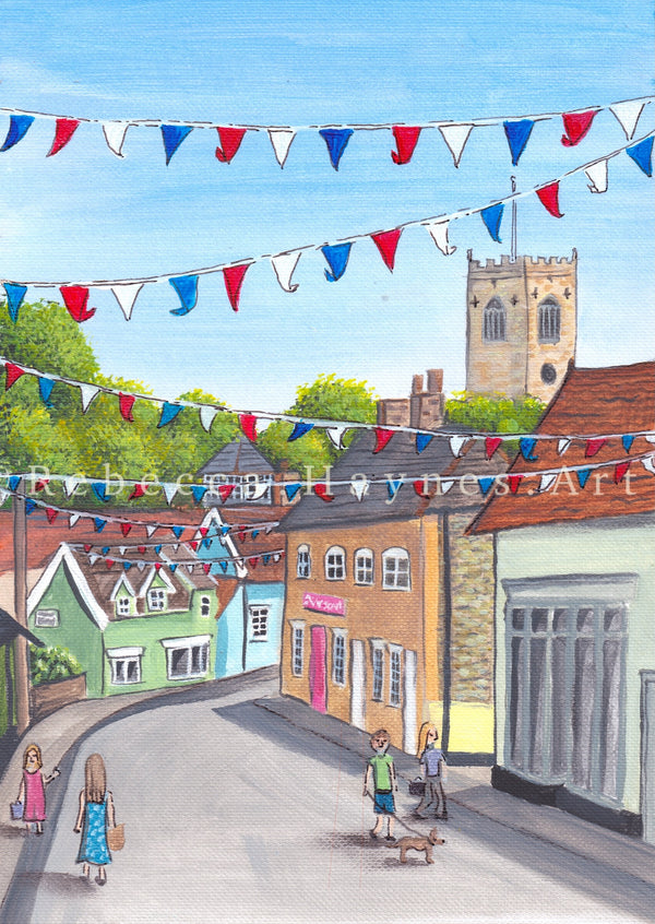 Framlingham Bridge Street - Print