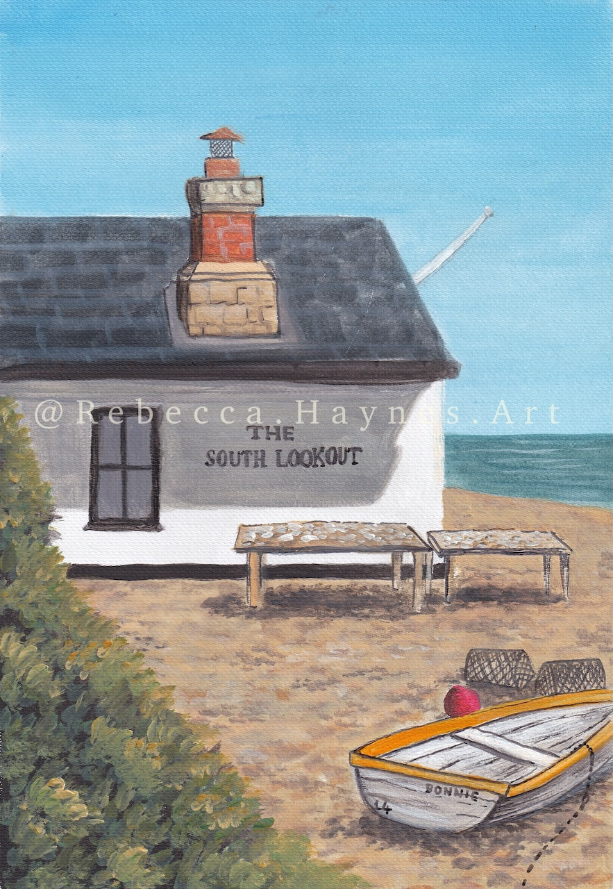 Aldeburgh 'The South Lookout' - Print