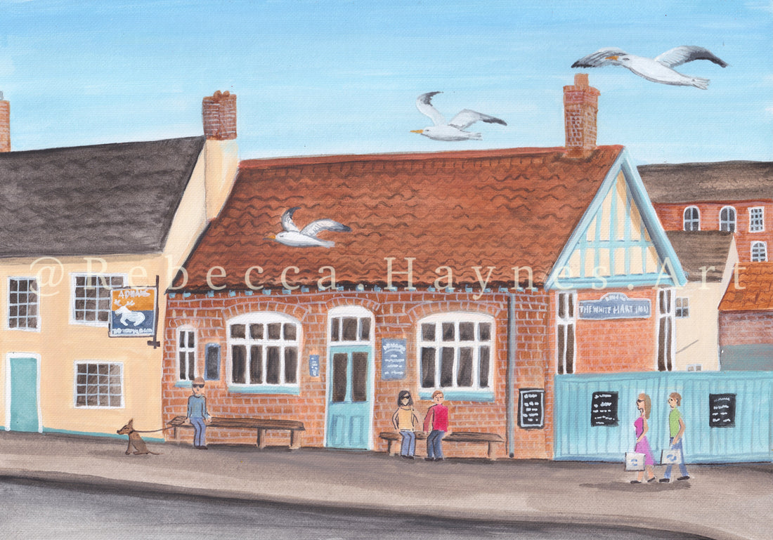 Aldeburgh White Hart Inn - Print