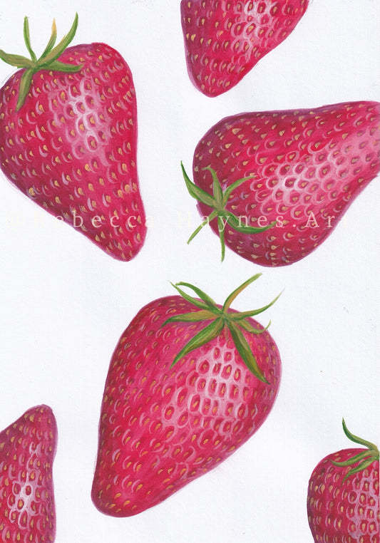 Strawberries Print