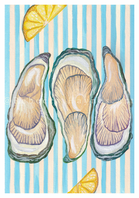Butley Oysters Print